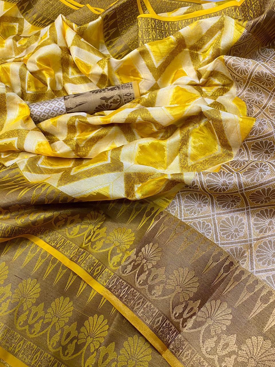 Handloom Kora Muslin Sarees -SH0577