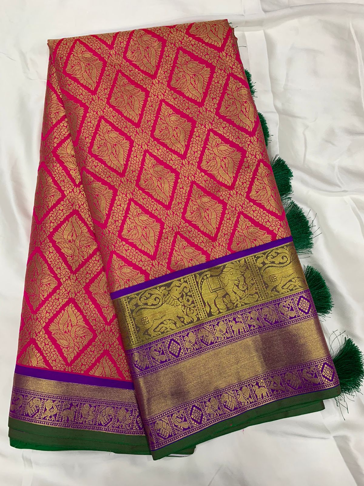 Handloom Kanchivaram Katan Silk Sarees-SH1008