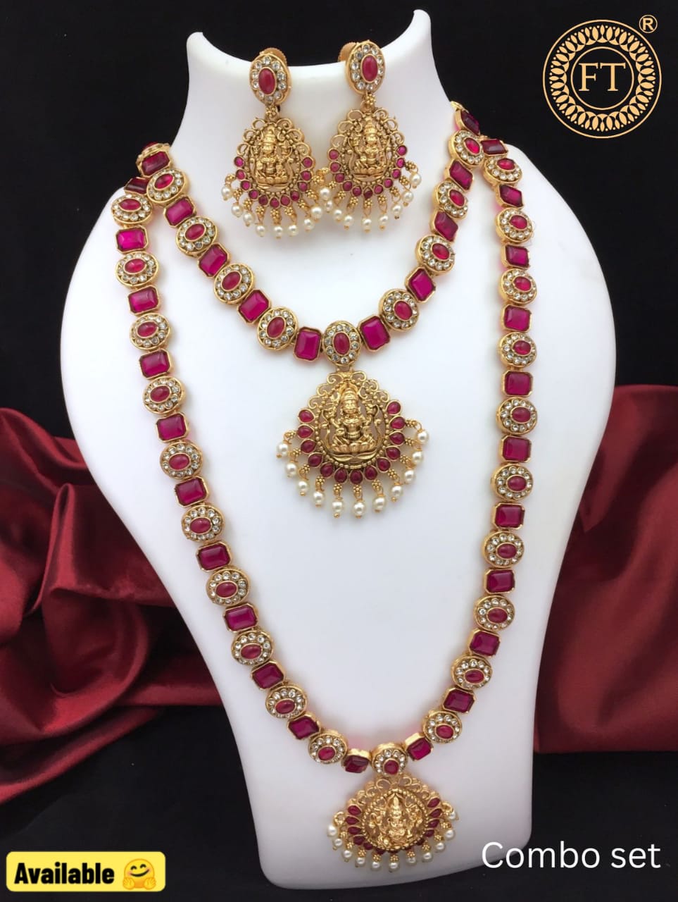 Beautiful Premium Quality Combo Neck Set - SHJ1106
