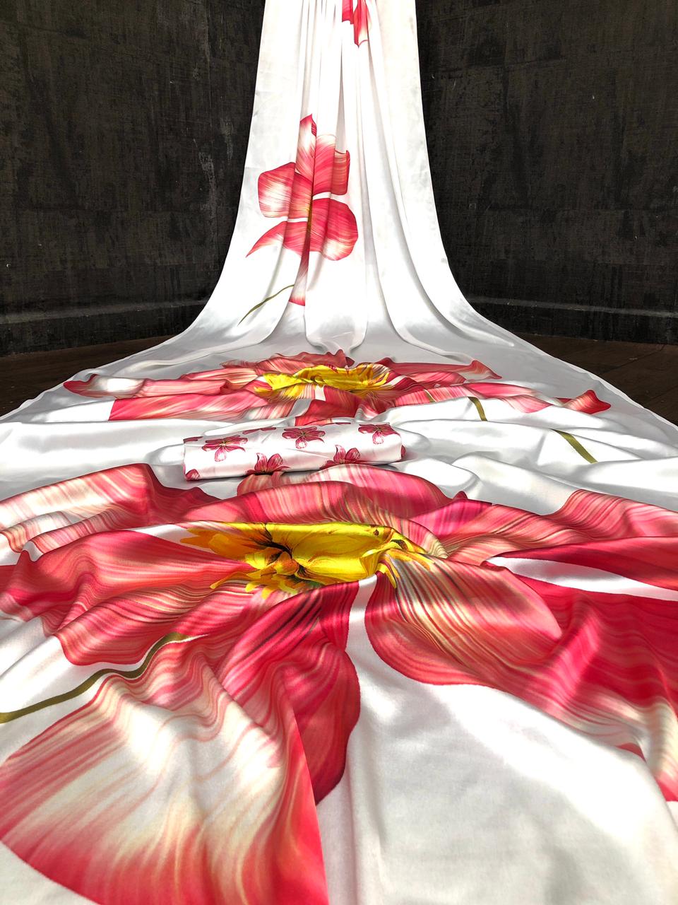 Beautiful Satin Saree Collections-SH0590