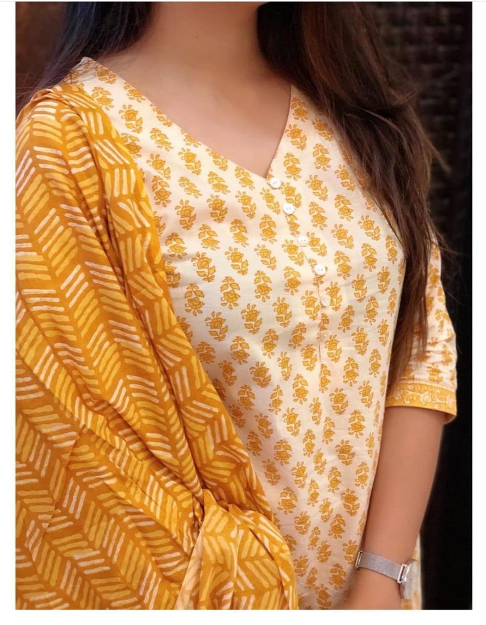 Ethnic Printed Cotton Suits-SHKS1049