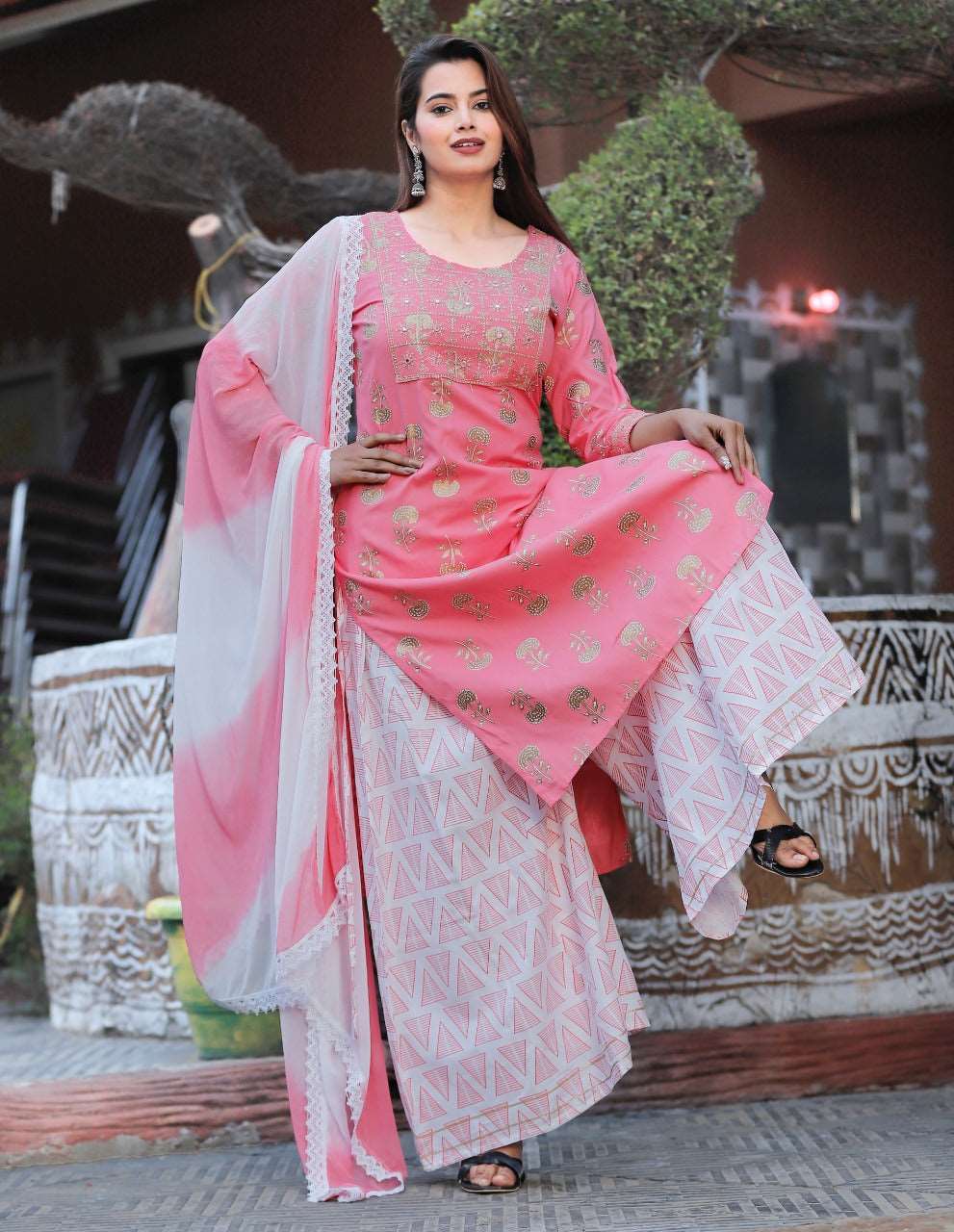 Cute Rayon Kurta Sets for Women-SHKS1116