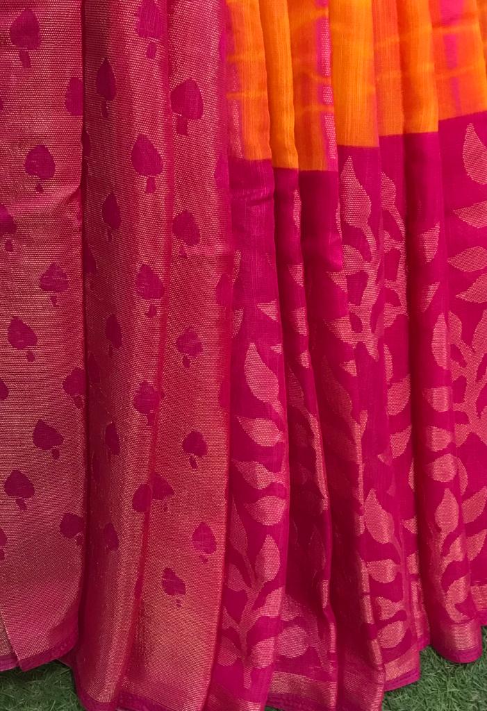 Linen Mix Soft Synthetic Saree-SH1001