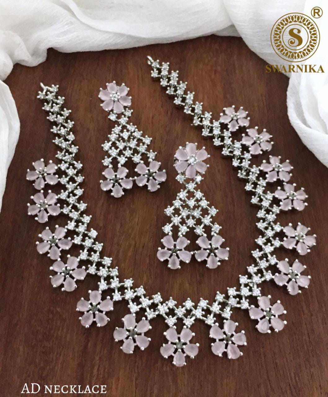 Premium Quality AD Neck Set - SHJ1098
