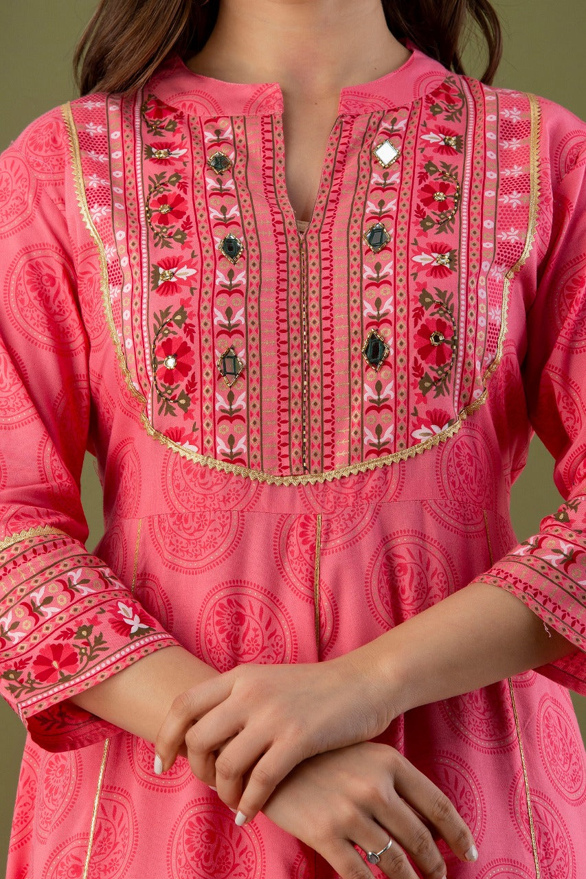 Stunning Rayon Kurta Sets for Women-SHKS1118