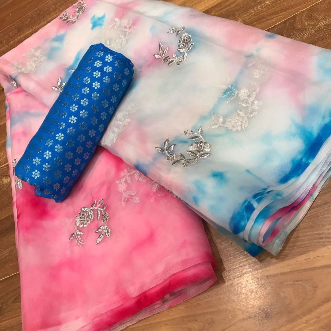 Organza Saree Collections-SH0597