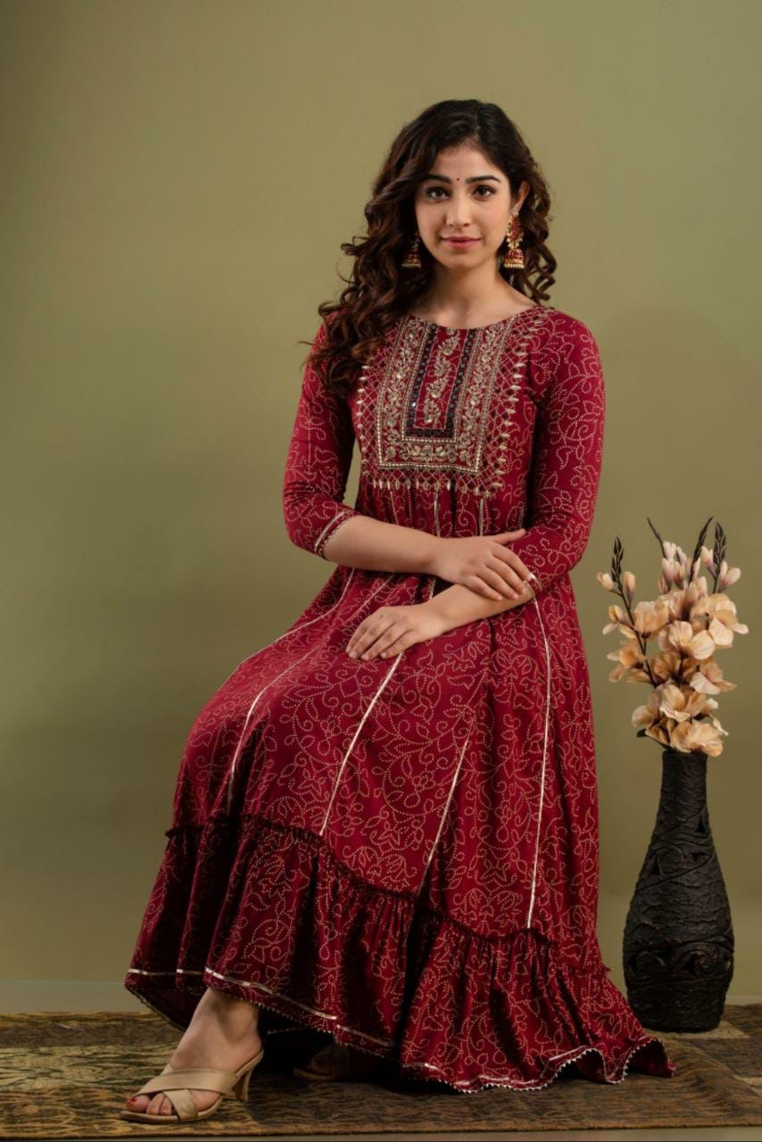 Elegant Anarkali Kurti for Women-SHKS1133