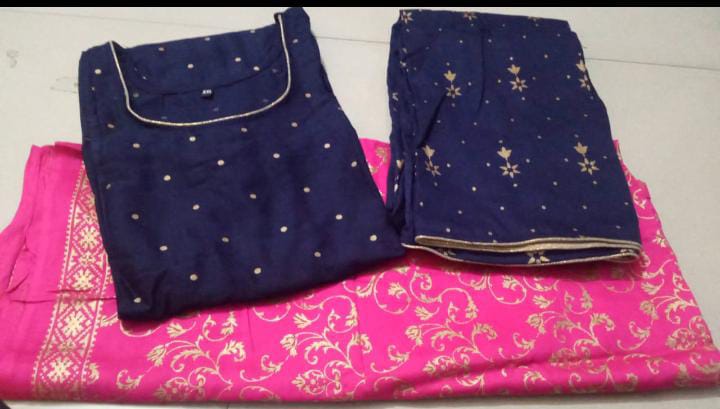 Ethnic Rayon Kurta Sets for Women-SHKS1050