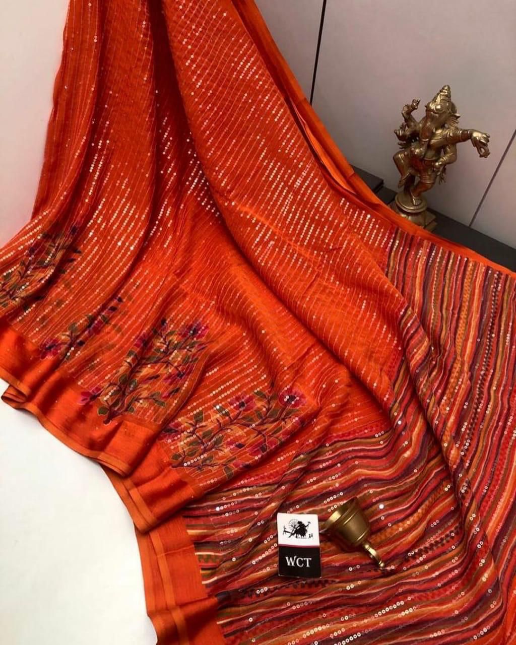 Designer Georgette Sarees -SH0568