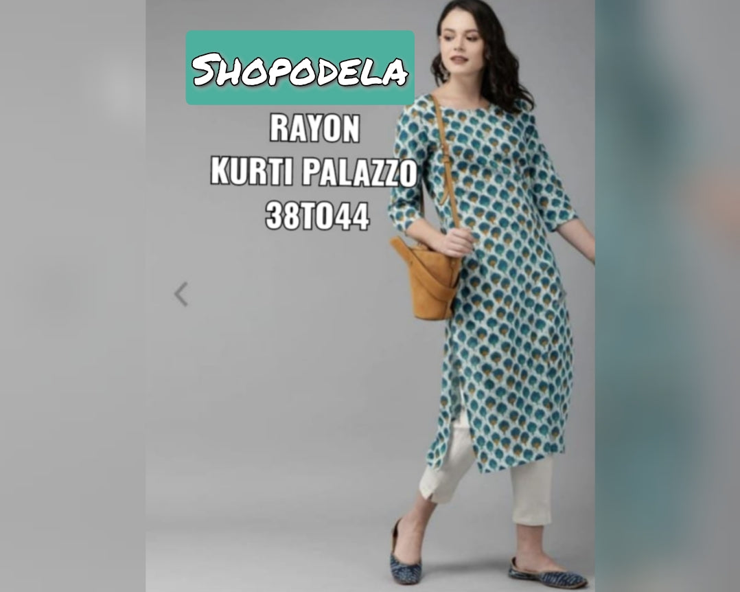 Elegant Rayon Kurta Set-SHKS1013
