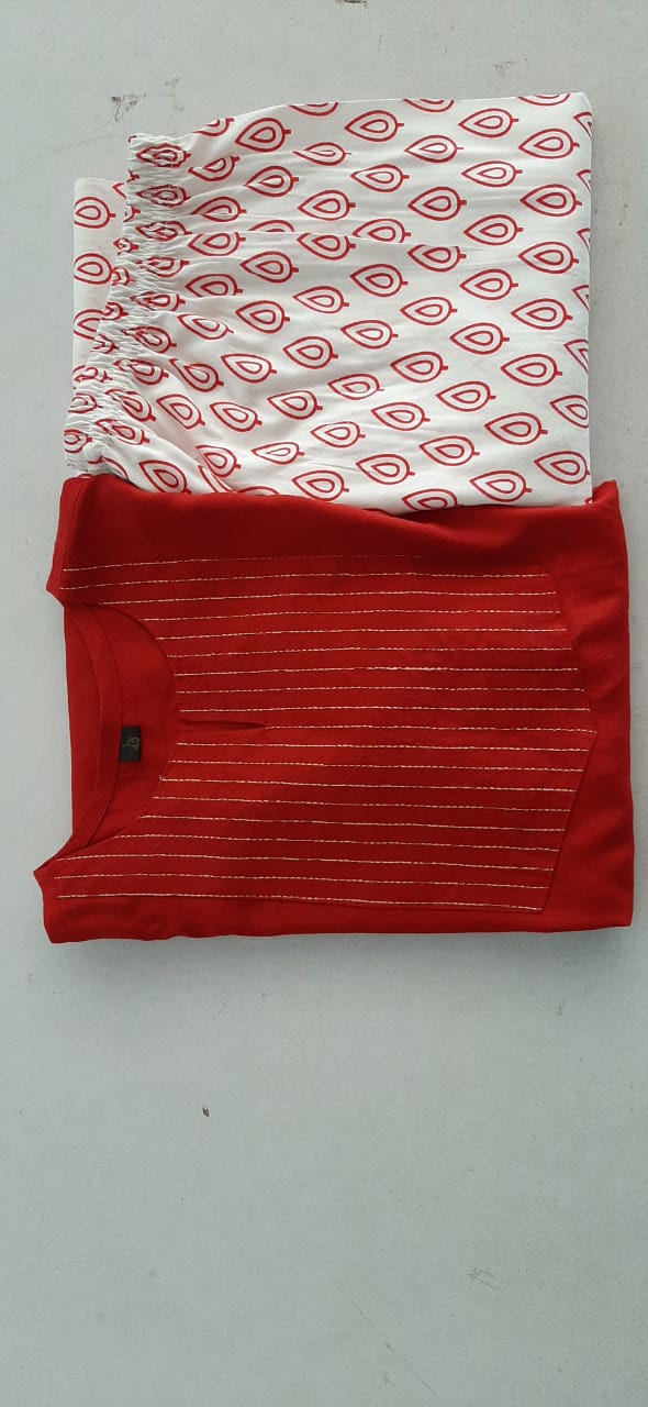 Trendy Rayon Kurta Set-SHKS1023