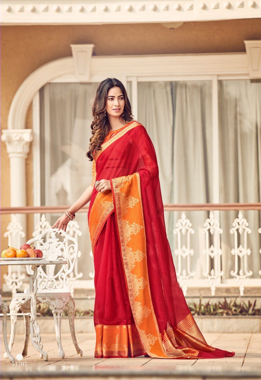 Ethnic Kota Doria Saree-SH0518