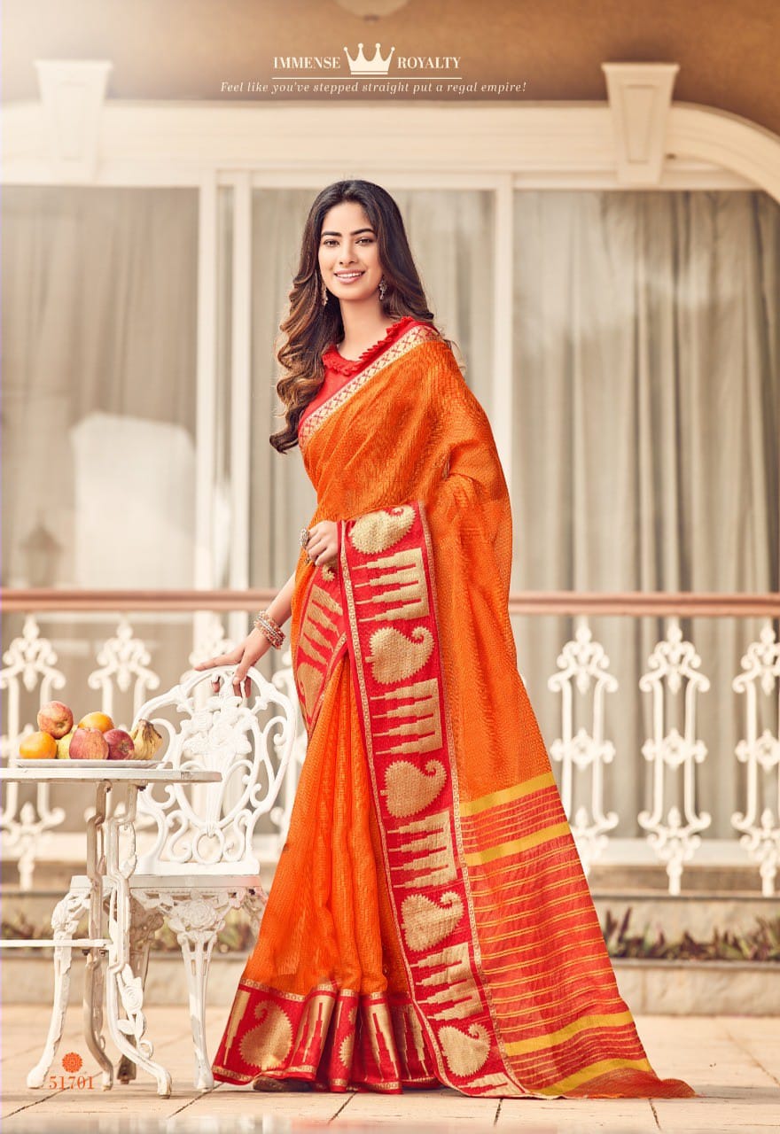 Ethnic Kota Doria Saree-SH0519