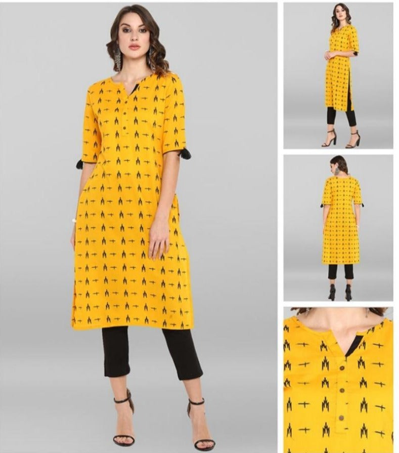 Graceful Work Wear Cotton Kurti-SHK1045