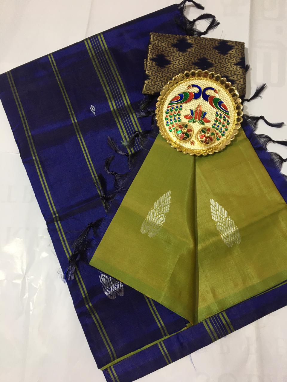Handloom Vazhai Pattu Saree Collections-SH0584