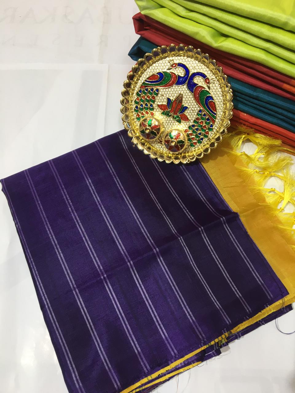 Handloom Vazhai Pattu Saree Collections-SH0584