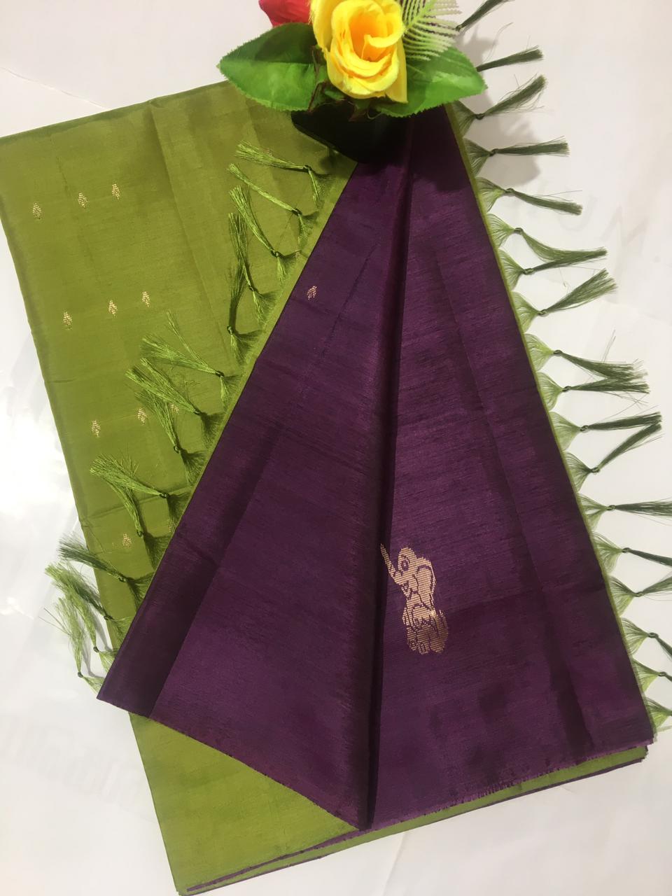 Handloom Vazhai Pattu Saree Collections-SH0584