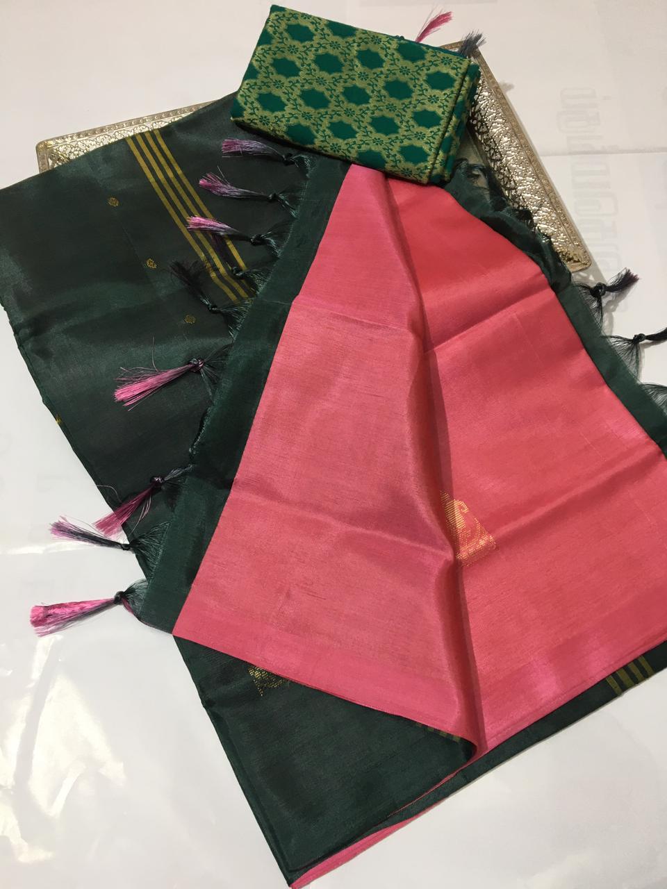 Handloom Vazhai Pattu Saree Collections-SH0584