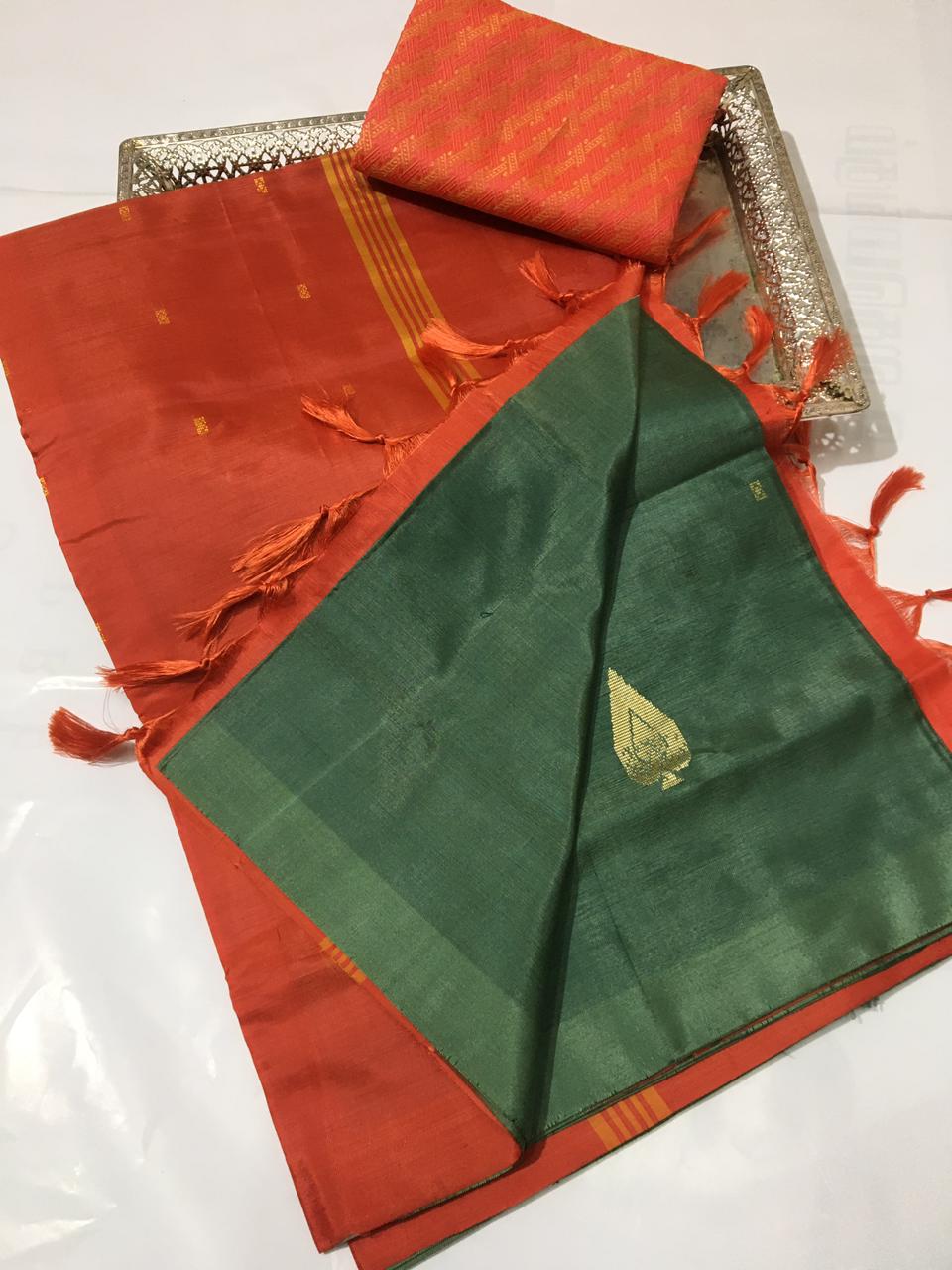 Handloom Vazhai Pattu Saree Collections-SH0584