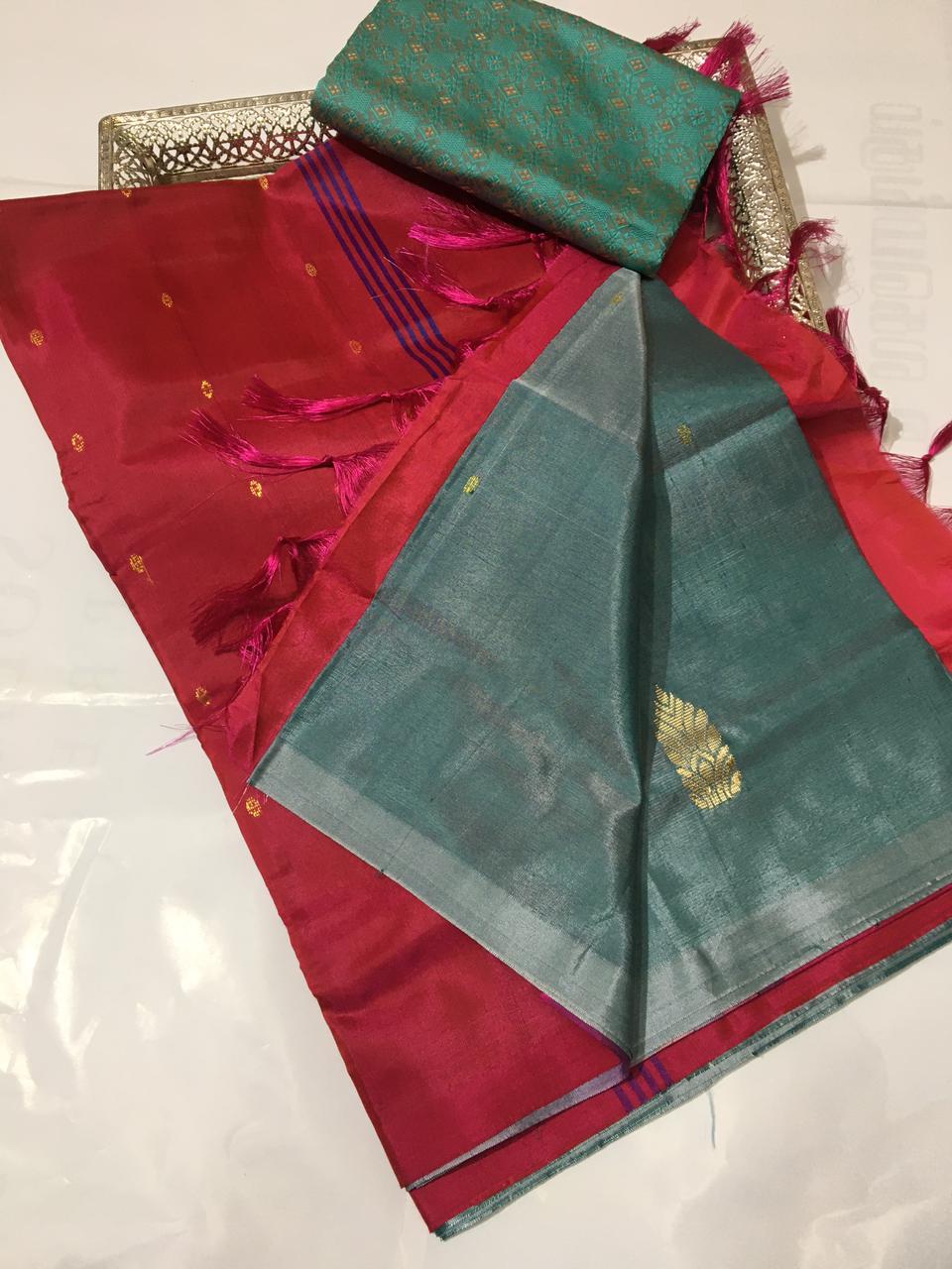 Handloom Vazhai Pattu Saree Collections-SH0584