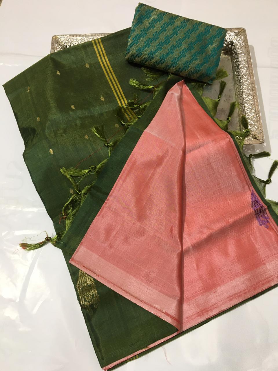 Handloom Vazhai Pattu Saree Collections-SH0584