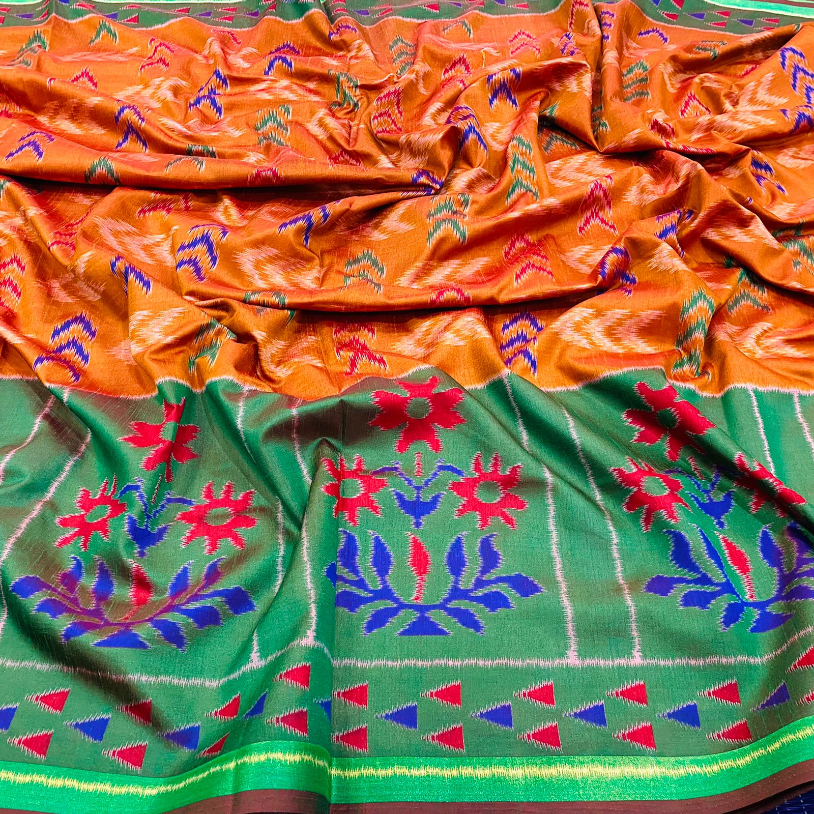 Soft Pochampally Soft Silk Saree Collections-SH0618