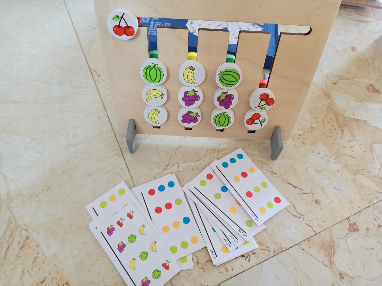 2-in-1 Color and Fruit Maze, Multicolor - SHTM1015