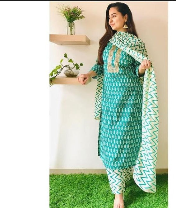 Casual Kurta Sets for Women-SHKS1027