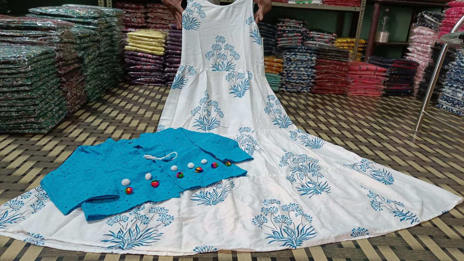 Beautiful Gown With Detachable Jacket for Women-SHKS1104