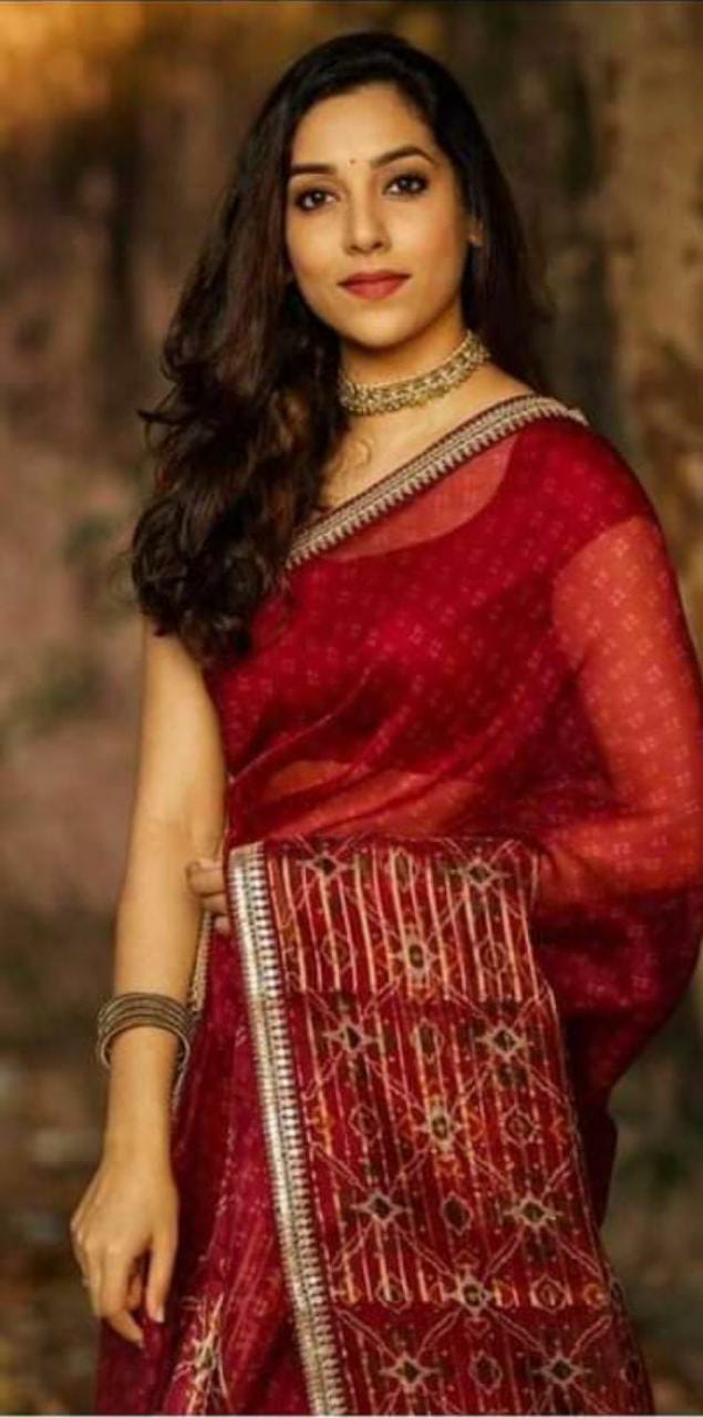 Pure Viscose Organza Saree Collections-SH0598