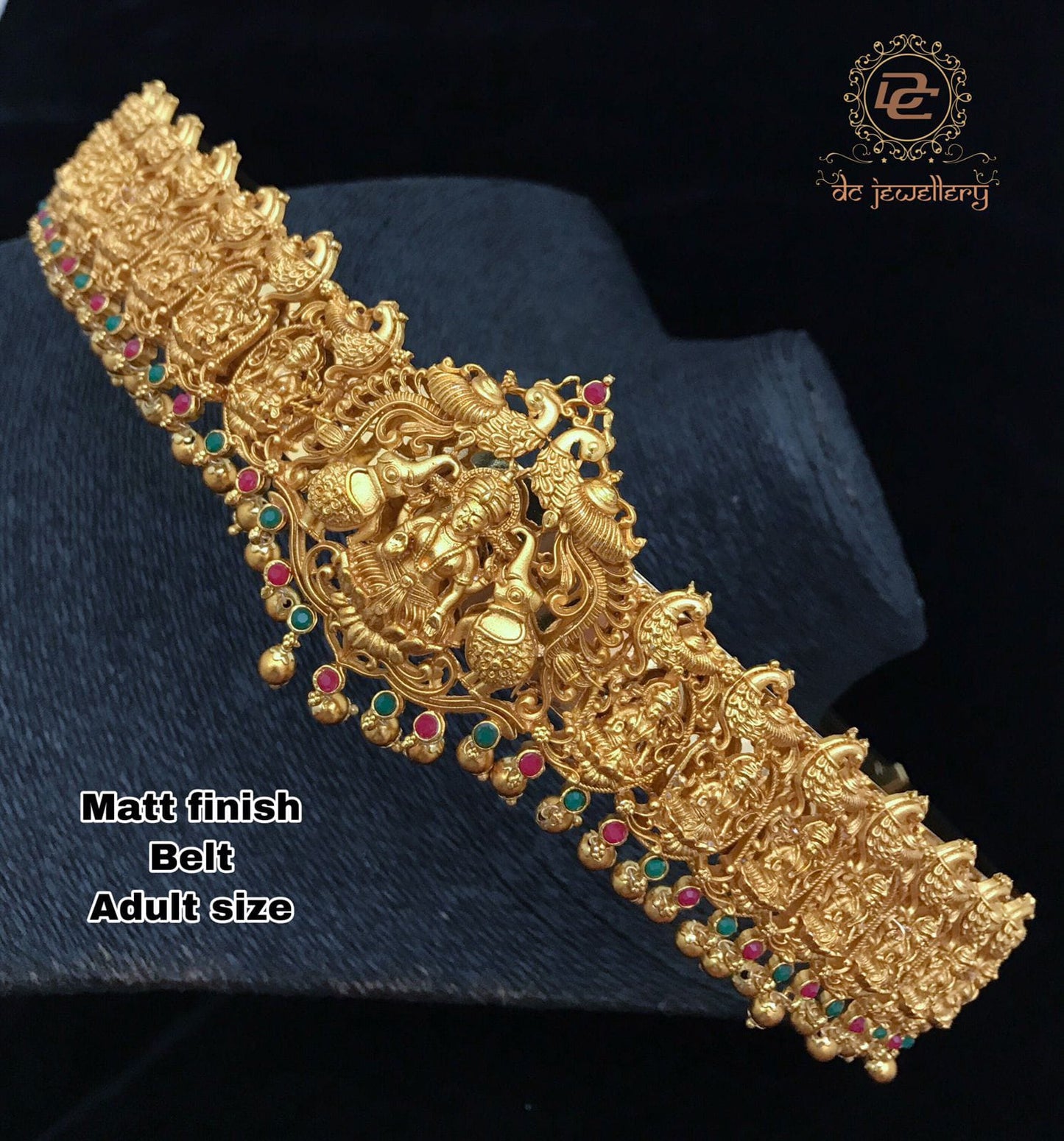 Temple Jewellery Matte Finish Belt - SHJ1085