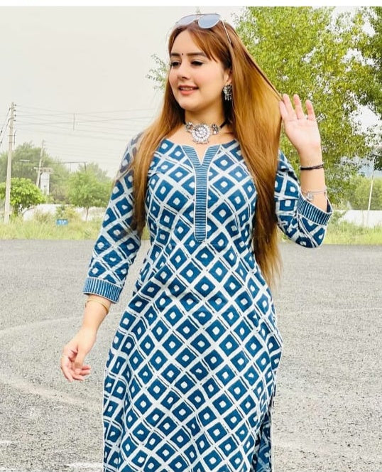 Casual Kurta Sets for Women-SHKS1064