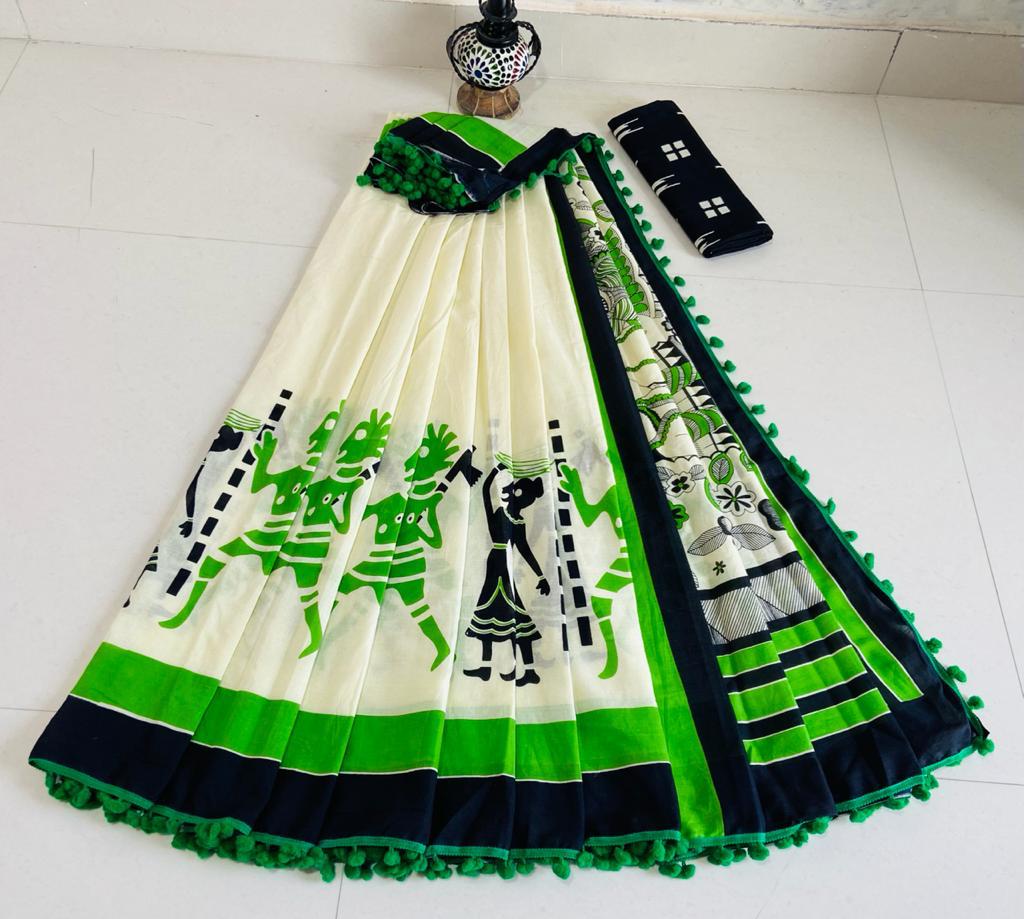 Series 2 Mul Mul Cotton Sarees -SH0576