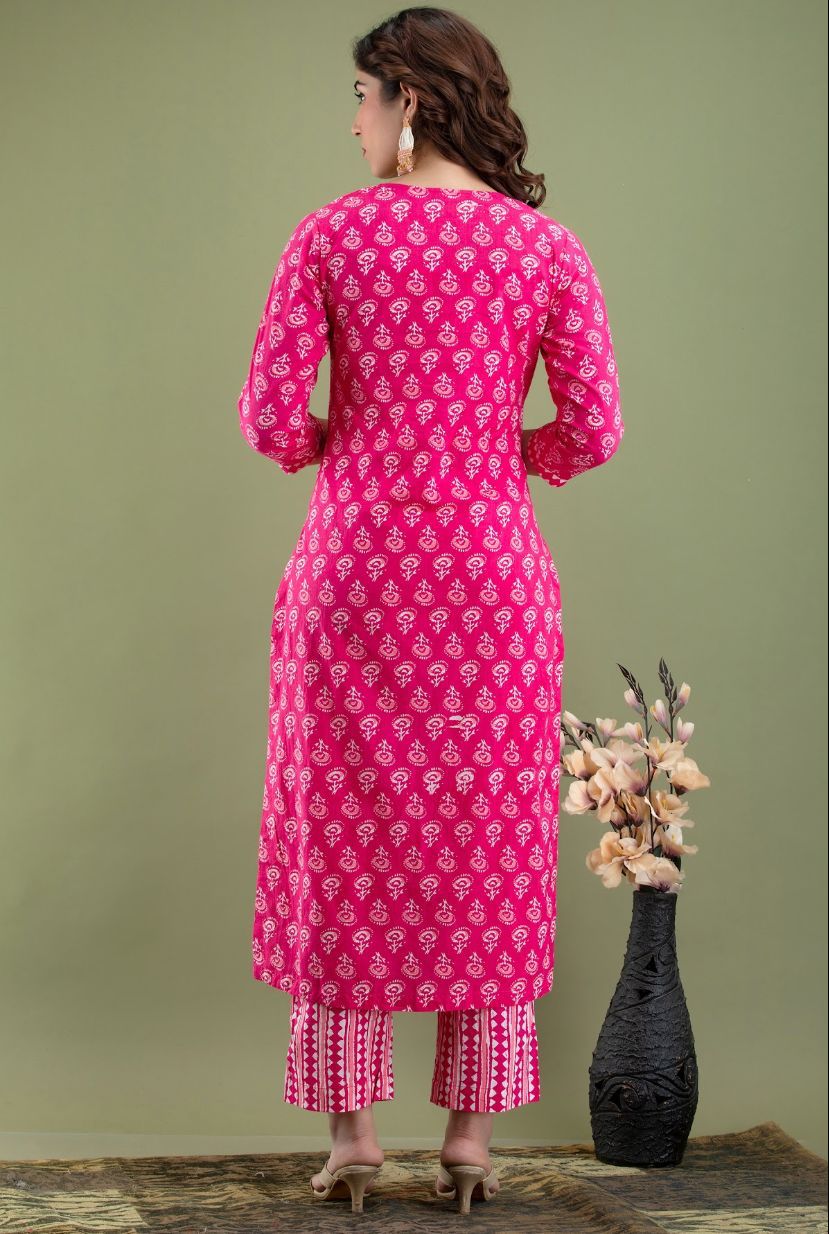 Beautiful Cotton Kurta Sets for Women-SHKS1108