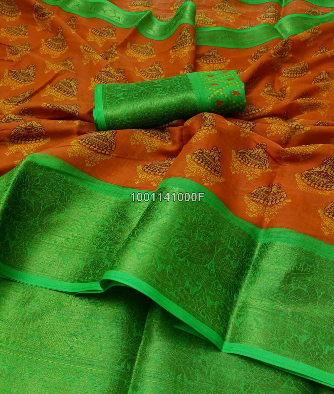 Exclusive Soft Linen Sarees -SH0627