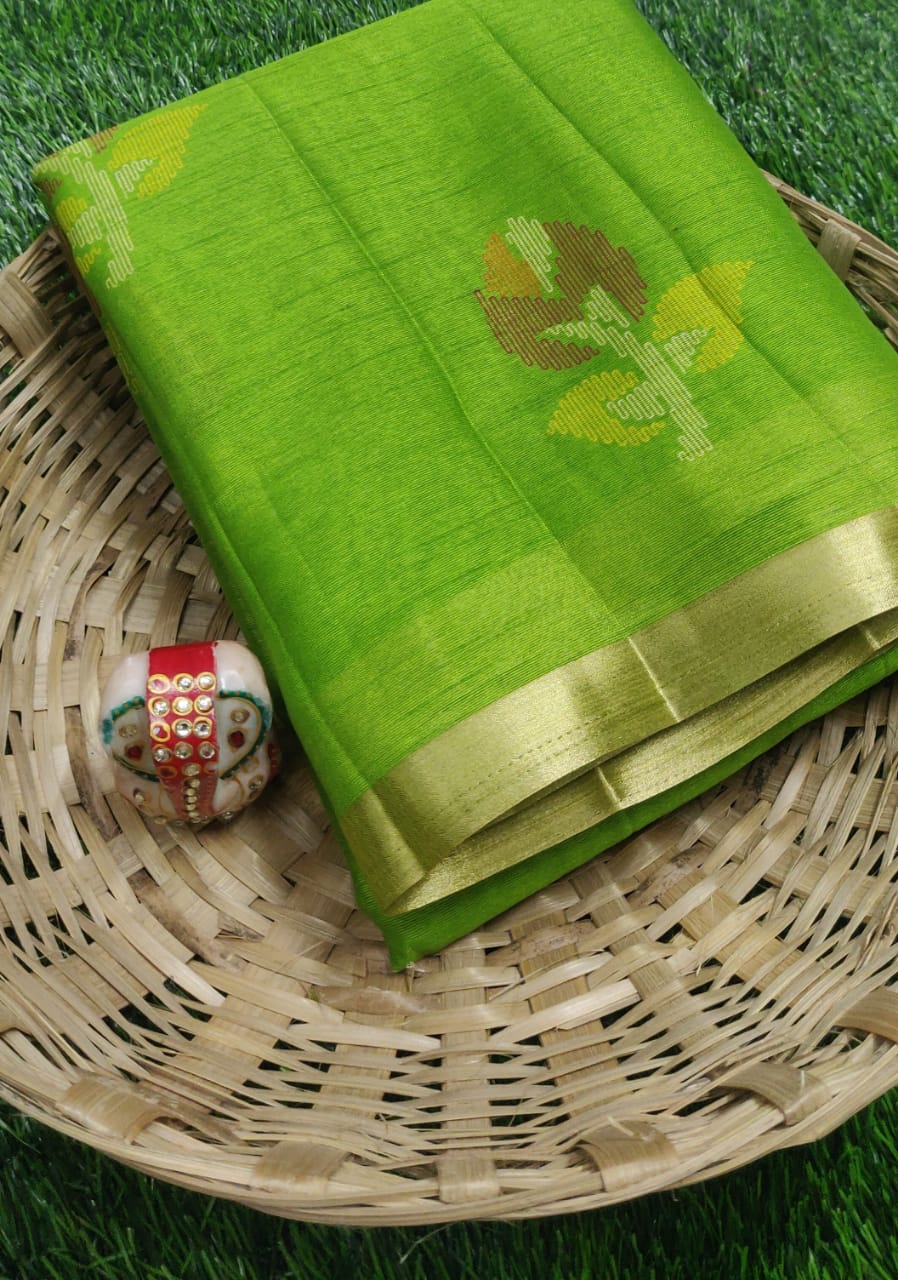 Jute Silk Saree Collections-SH0585