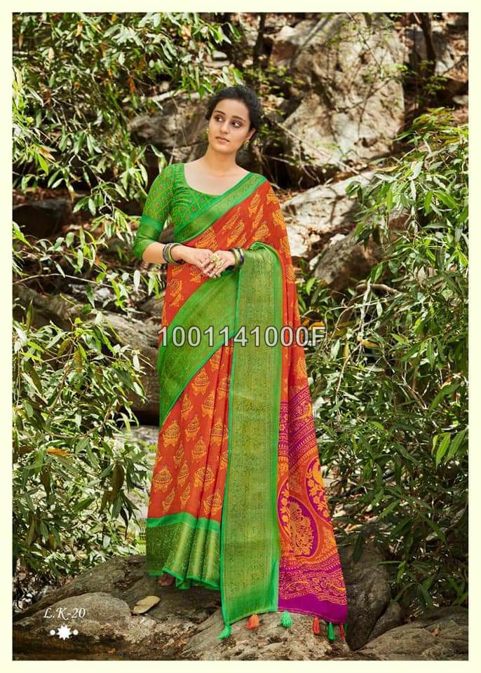 Exclusive Soft Linen Sarees -SH0627