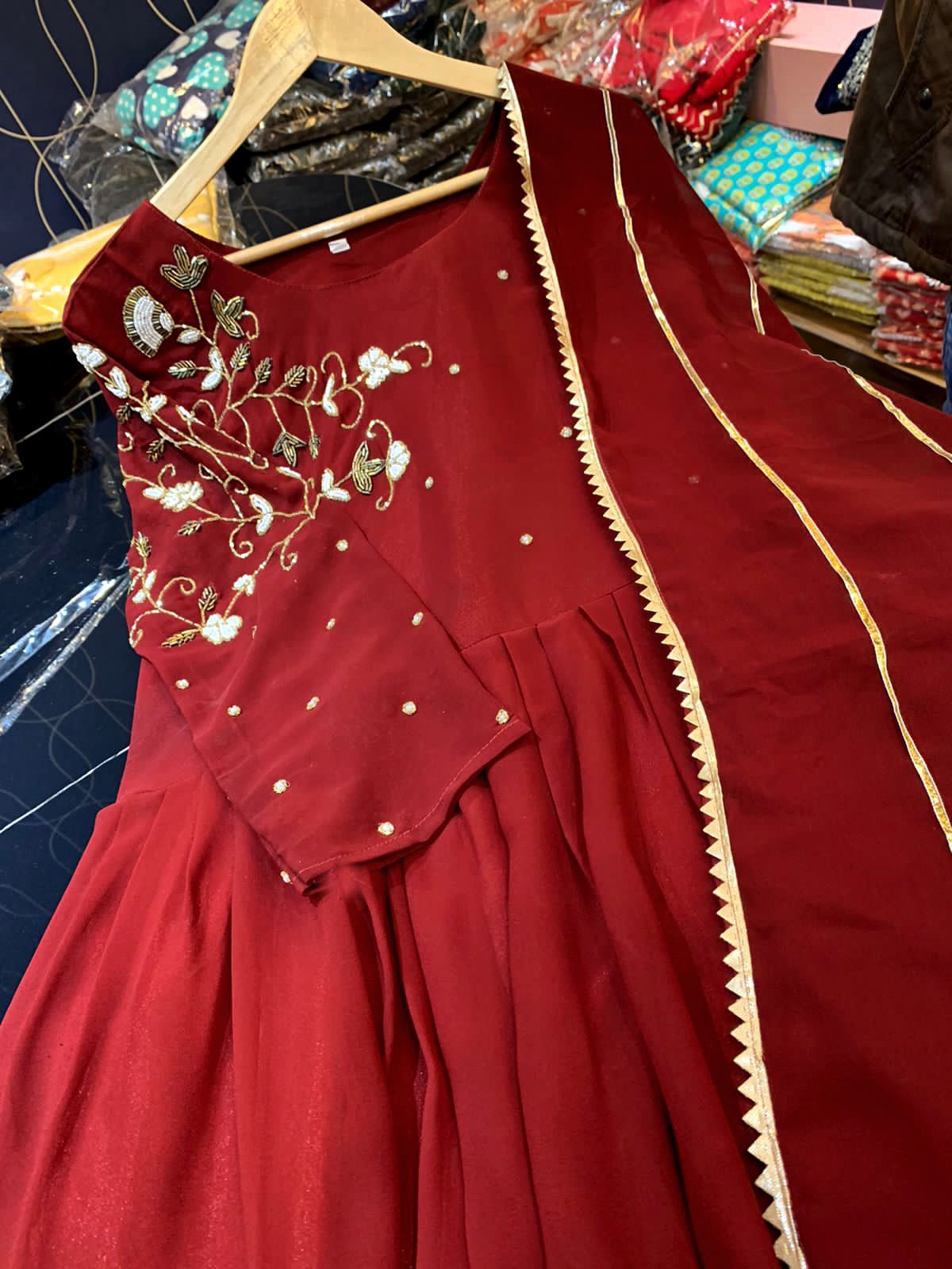 Party Wear Kurta Sets for Women-SHKS1089