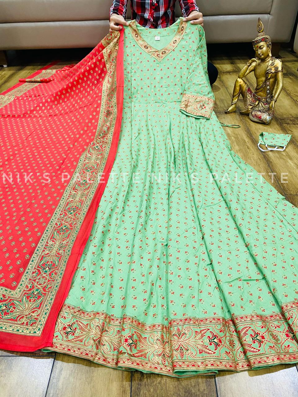 Festive Kurta Sets for Women-SHKS1061