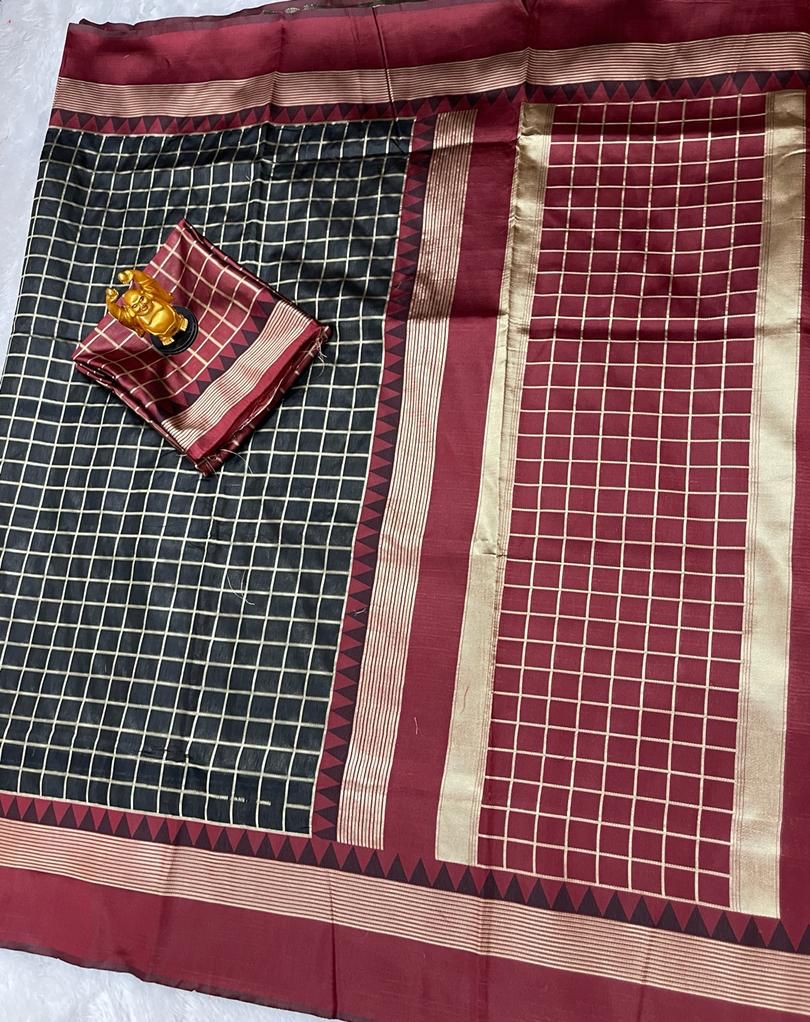 Beautiful Litchi Silk Sarees-SH1004