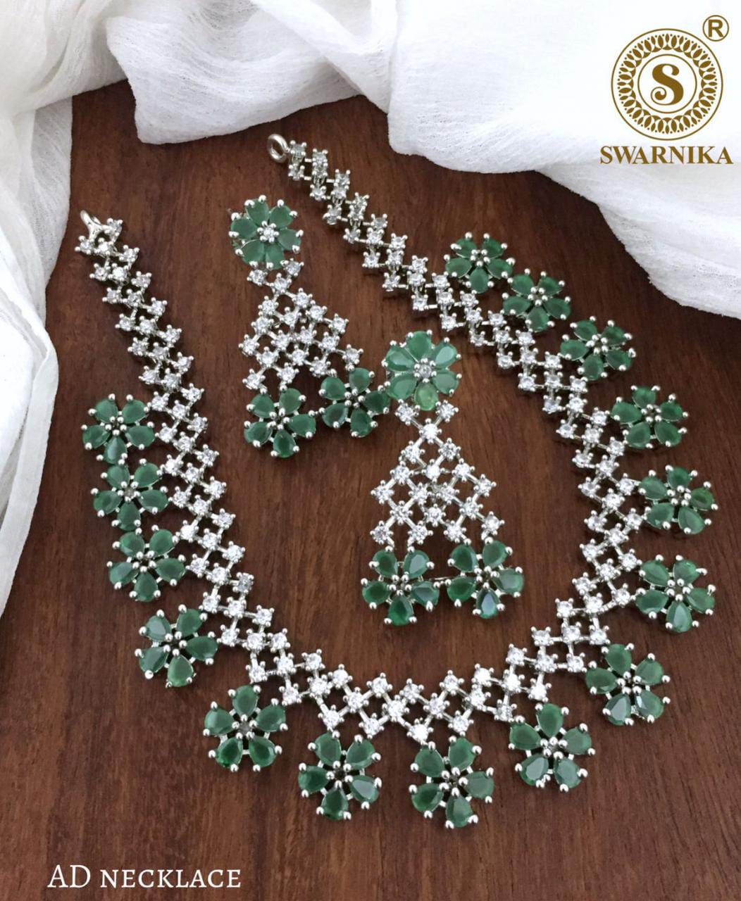 Premium Quality AD Neck Set - SHJ1098