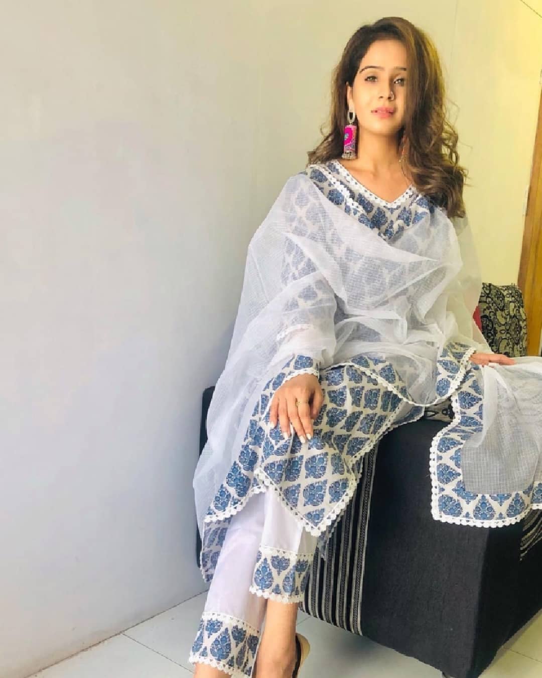 Casual Kurta Sets for Women-SHKS1073