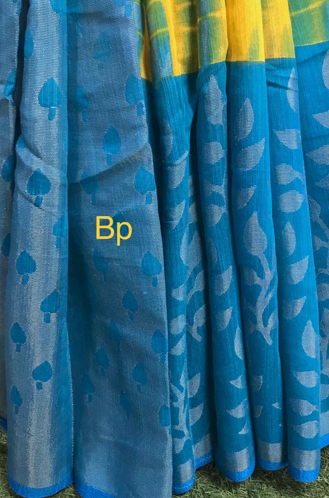 Linen Mix Soft Synthetic Saree-SH1001