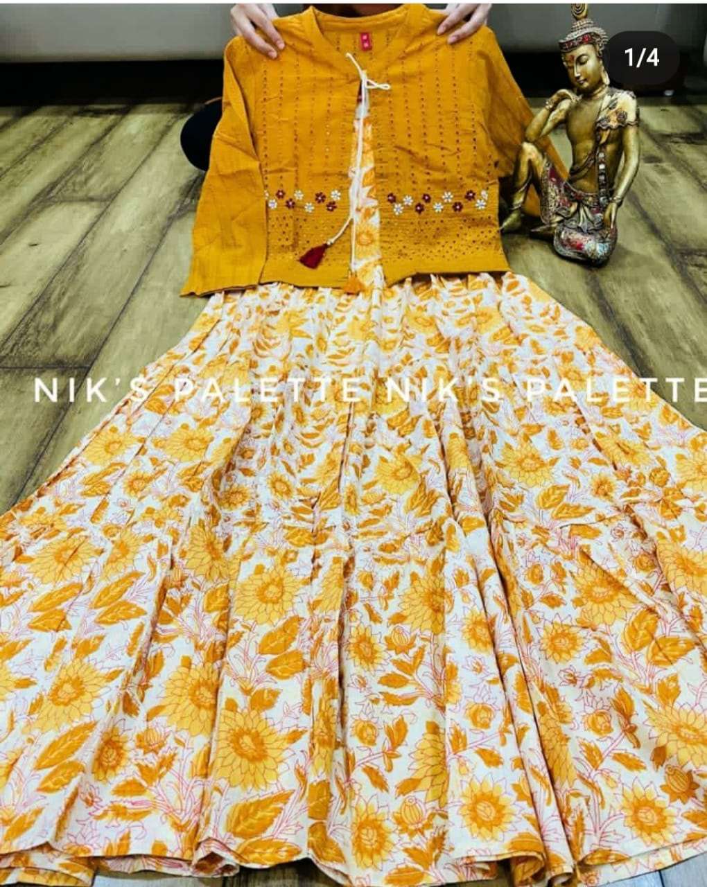 Beautiful Gown With Detachable Jacket for Women-SHKS1104