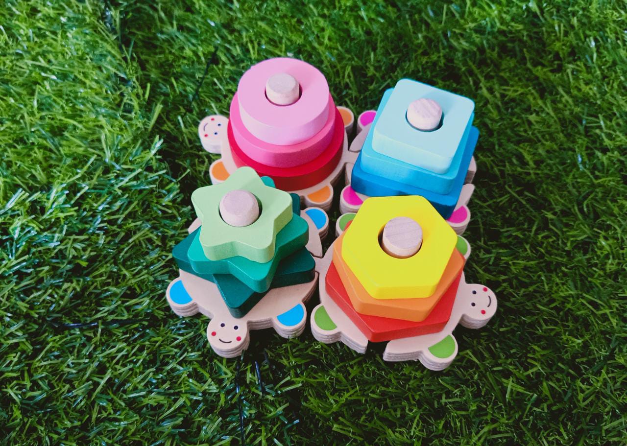 Wooden Colorful Wisdom Shape Educational Toys - SHTM1028