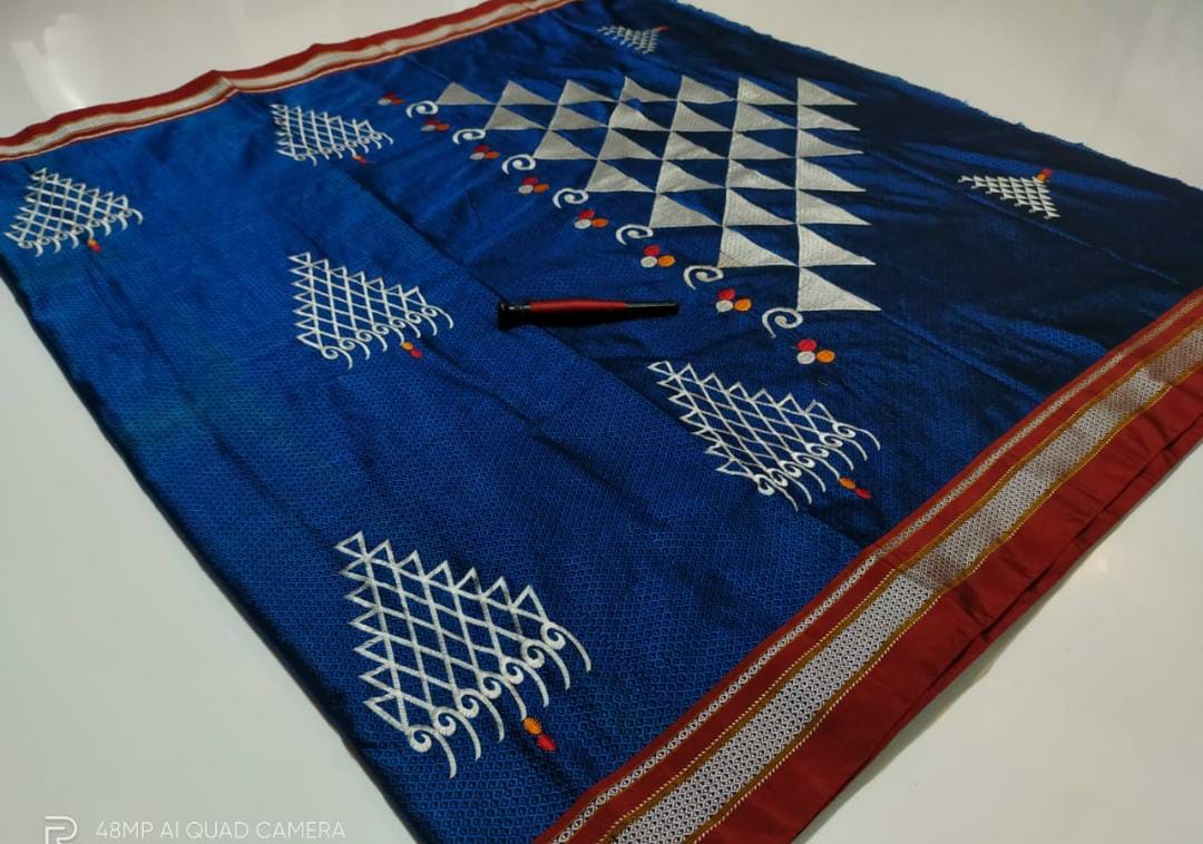 Beautiful Resham Blended Cotton Saree-SH0558