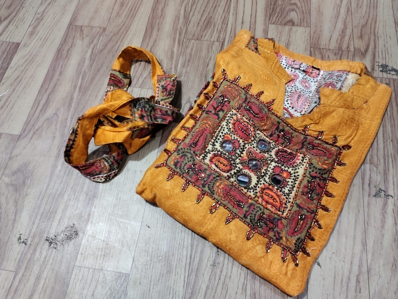 Ethnic Long Gown for Women-SHKS1057