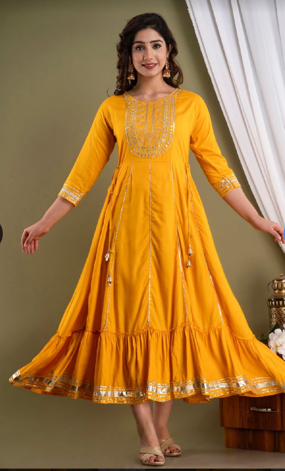 Beautiful Rayon Gowns for Women-SHK1129