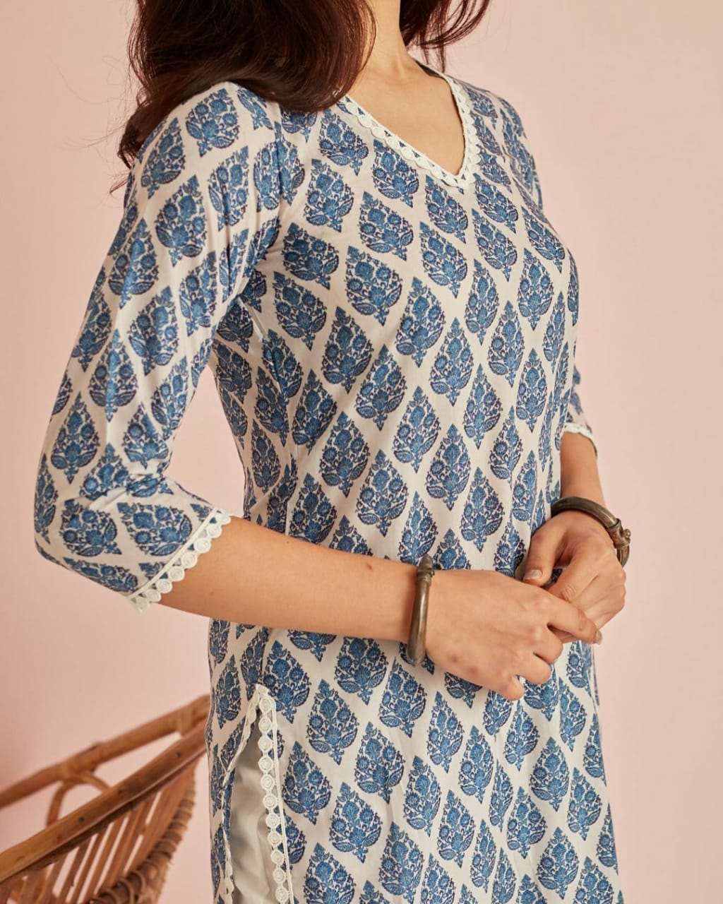 Casual Kurta Sets for Women-SHKS1073