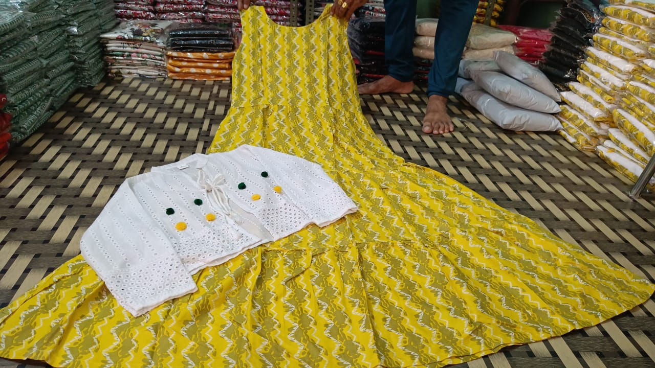 Beautiful Gown With Detachable Jacket for Women-SHKS1104